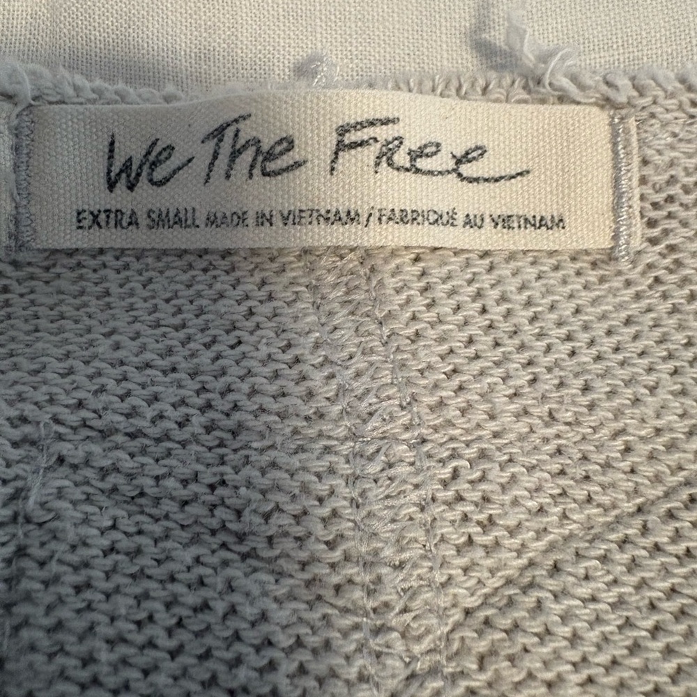 We The Free Light Gray Textured Top - Picture 2 of 3