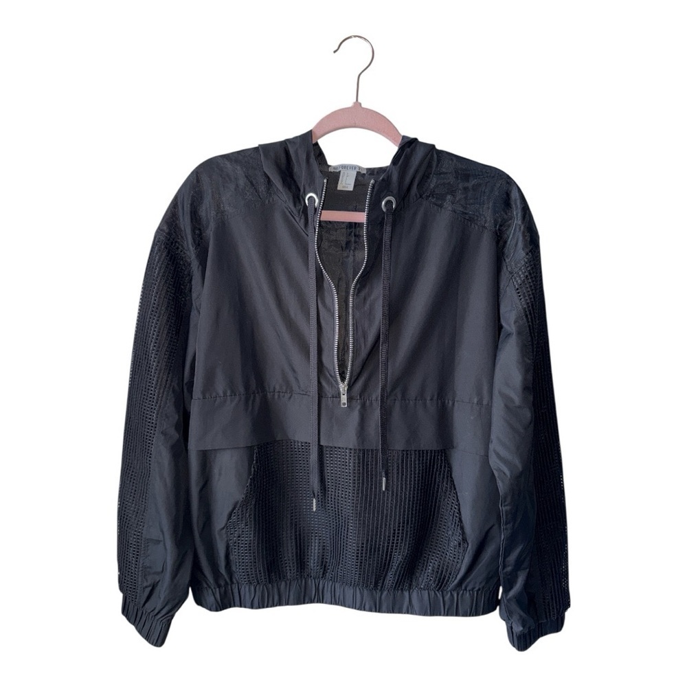 Forever 21 Women's Bomber Black Jacket S - Picture 3 of 5