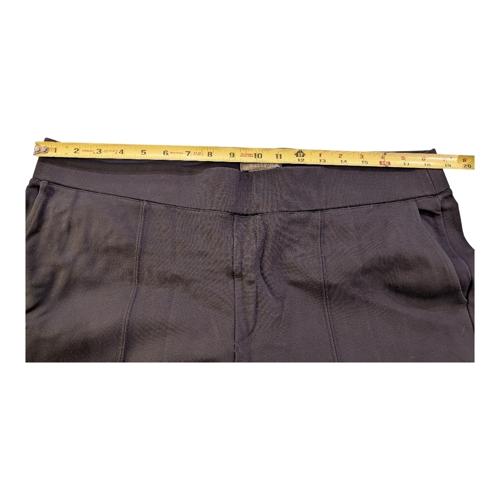 Matty M Women's Black Wide Leg Pull-on Pants - Picture 5 of 6