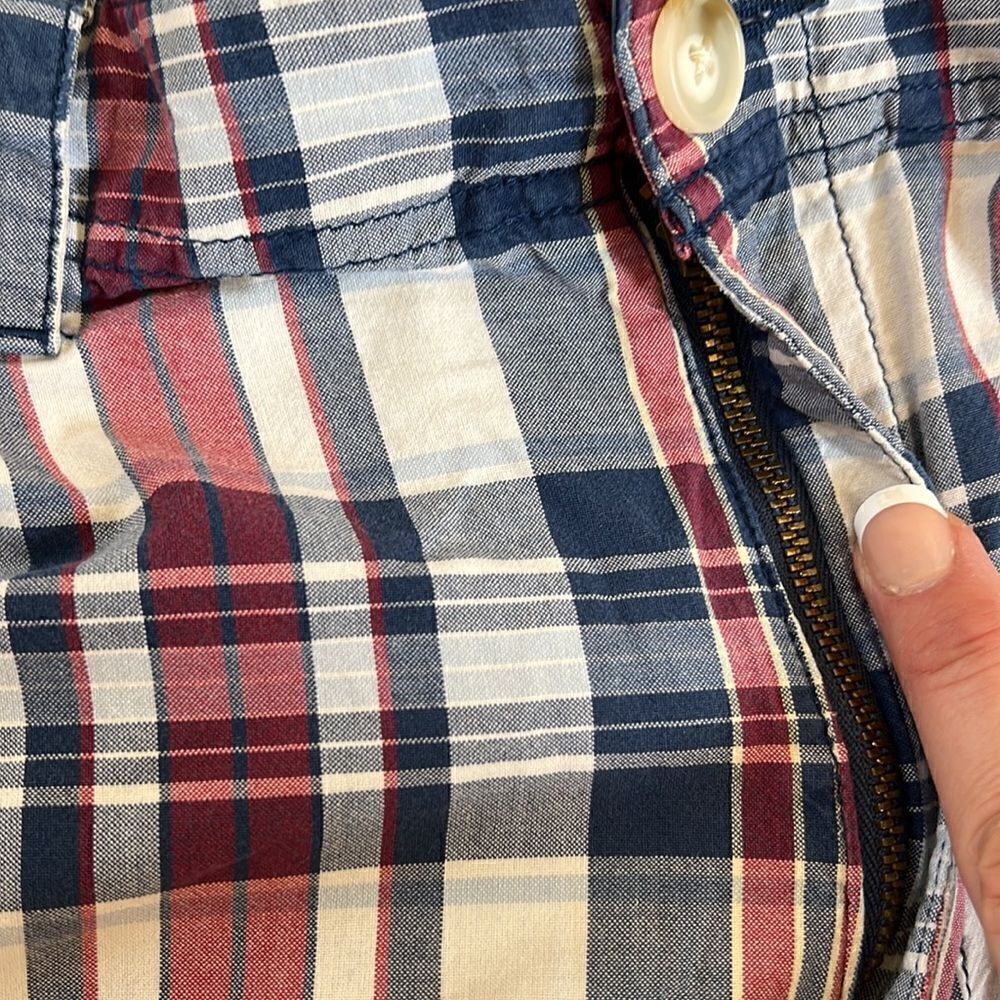 LL Bean Vintage Men’s plaid size 36 100% cotton golf shorts - Picture 8 of 12