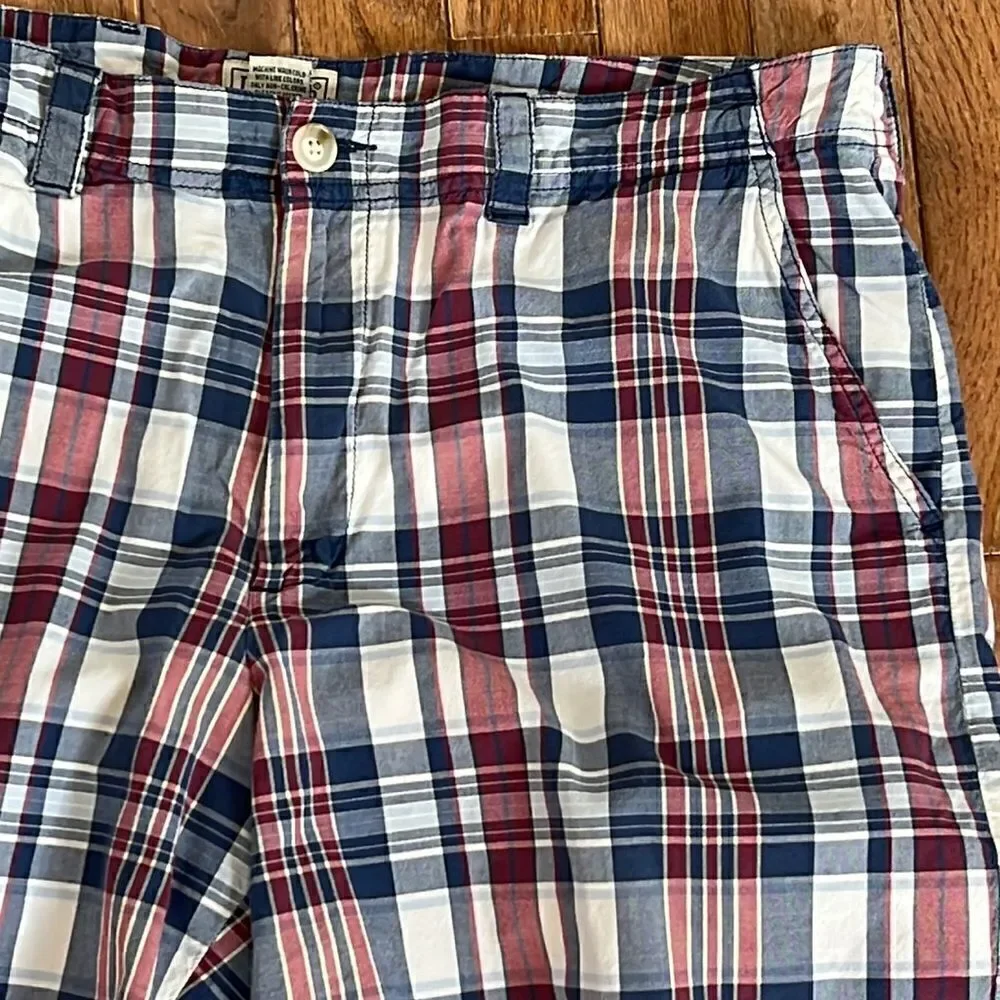 LL Bean Vintage Men’s plaid size 36 100% cotton golf shorts - Picture 4 of 12