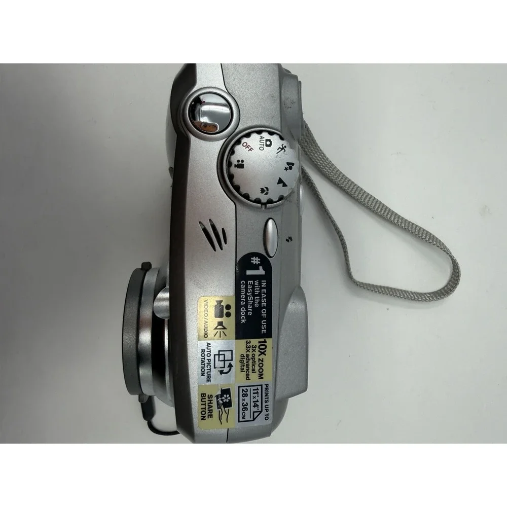 Kodak EasyShare DX4330 3.1MP Digital Camera - Silver Tested/SD Card - Picture 7 of 8