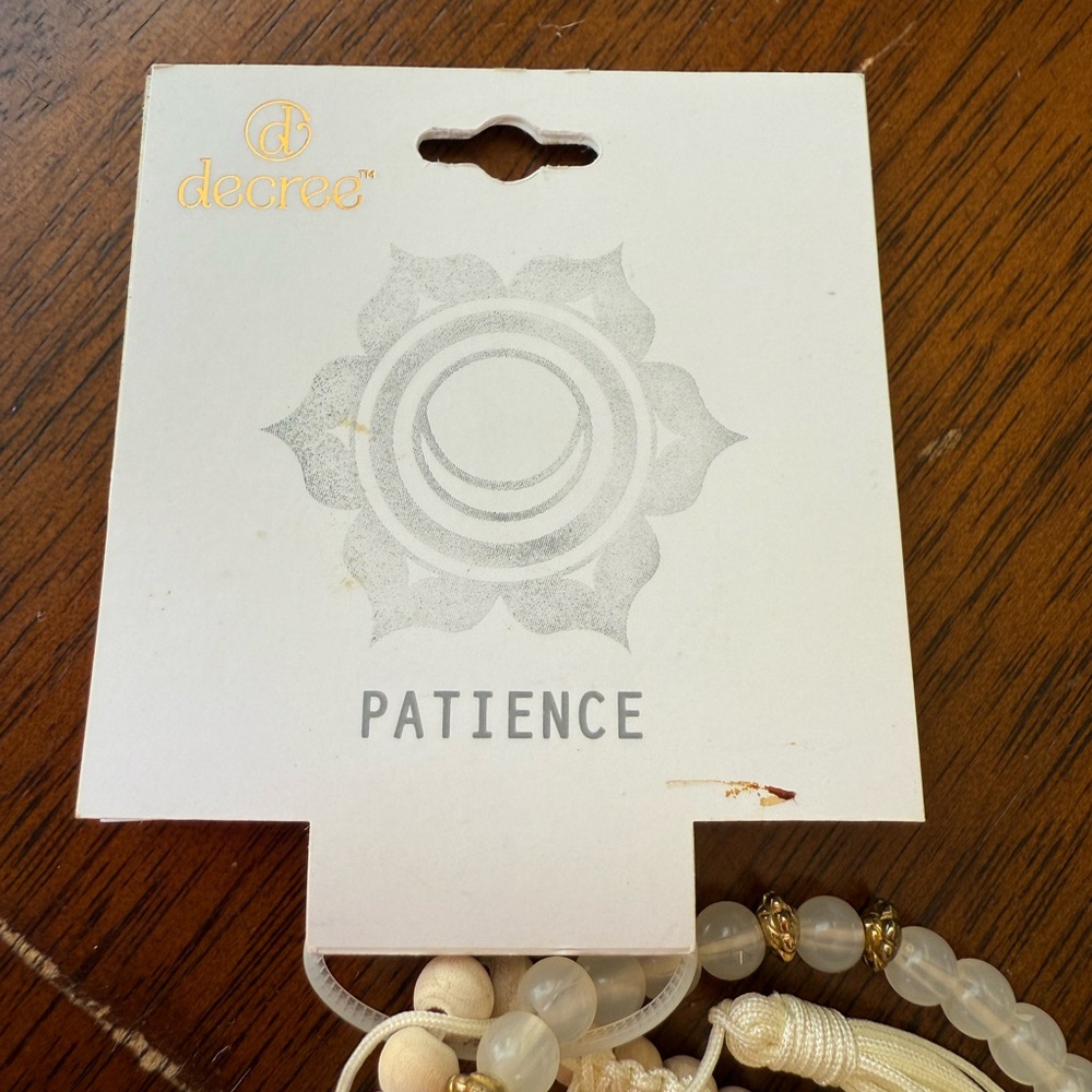 Decree Gold and Cream Beaded Bracelet Set - Picture 2 of 4
