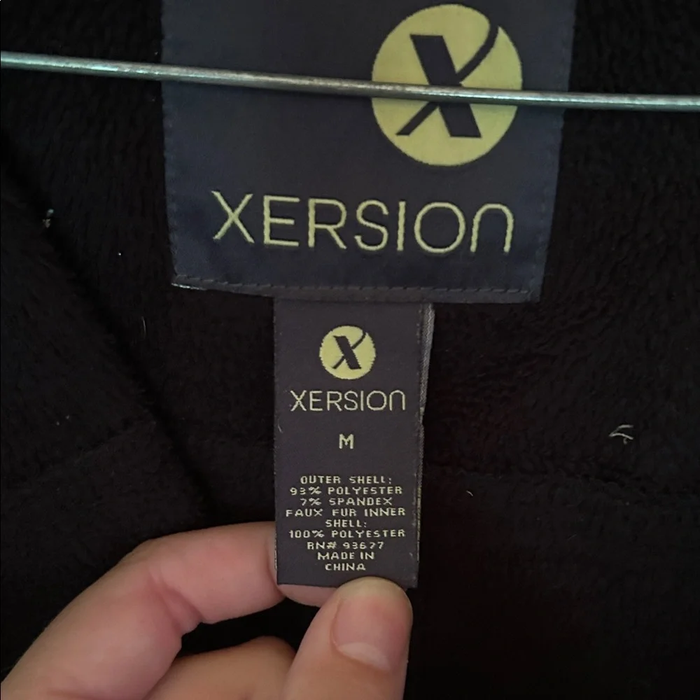 Xersion Black Winter Coat Size Medium - Picture 7 of 8