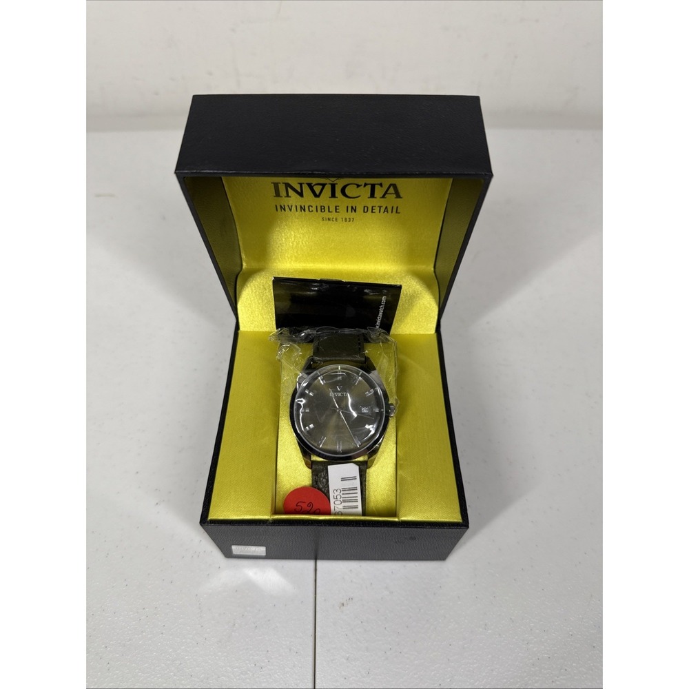 Invicta Vintage Swiss Ronda 515 Caliber Men's Watch - 40mm,‎ Dark Green (37053)