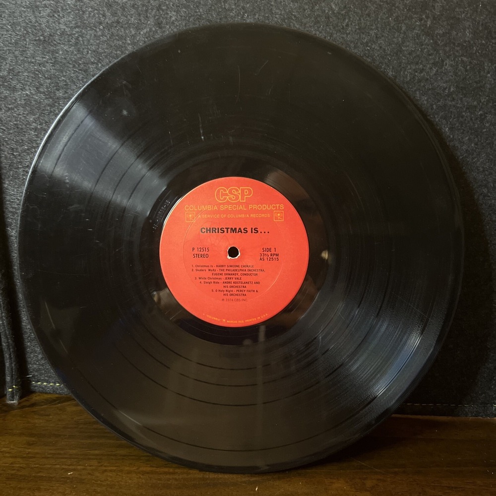 Christmas Is... CSP P-12515 CBS 33rpm 080316DBE - Picture 5 of 8