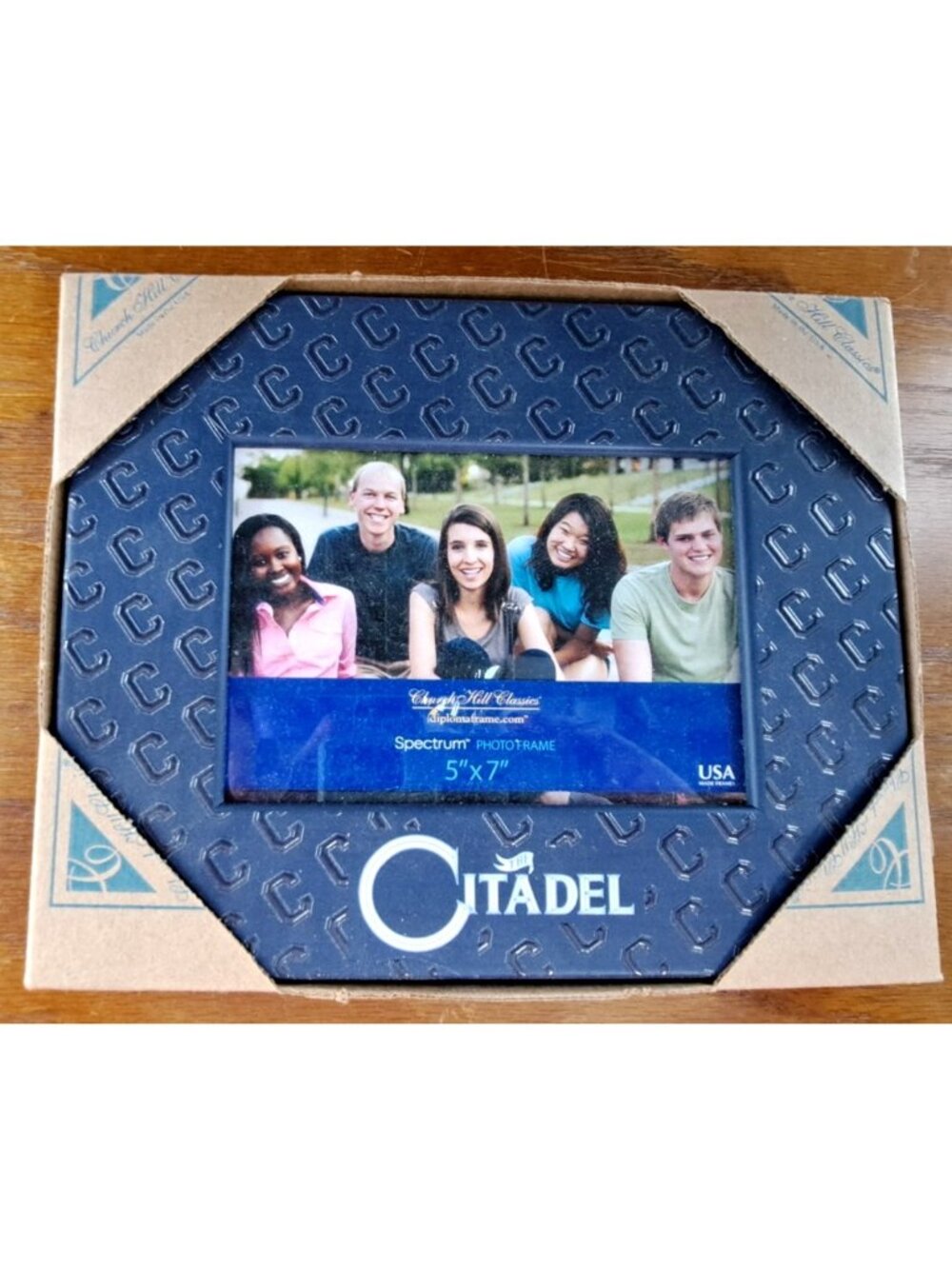 The Citadel Military College Picture Frame New in Box For 5" X 7" Photo