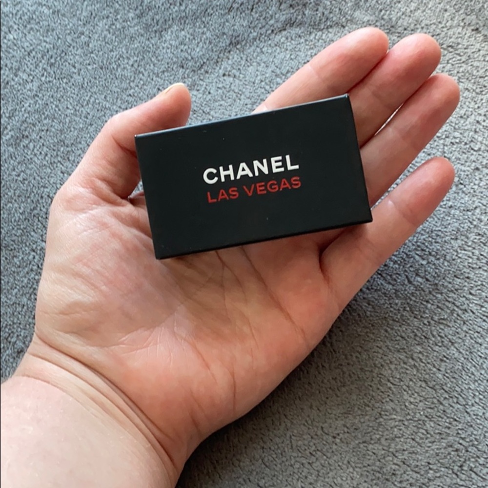 CHANEL Black Box with Red LAS VEGAS Logo - Picture 12 of 15