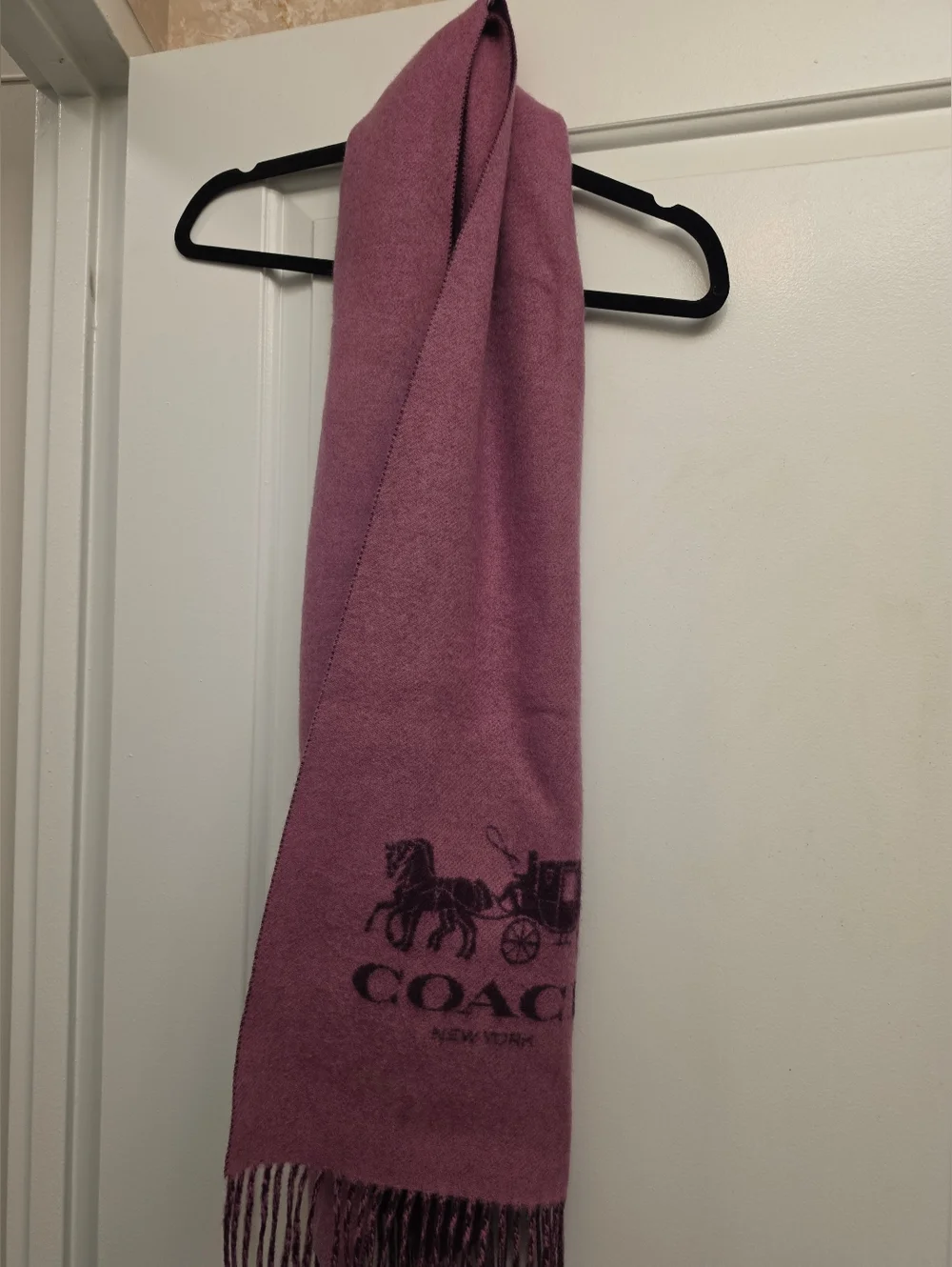 Coach Cashmere Scarf - Picture 1 of 4