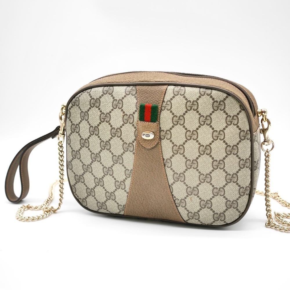 🍓GUCCI PVC Sherryline Clutch - Picture 3 of 12