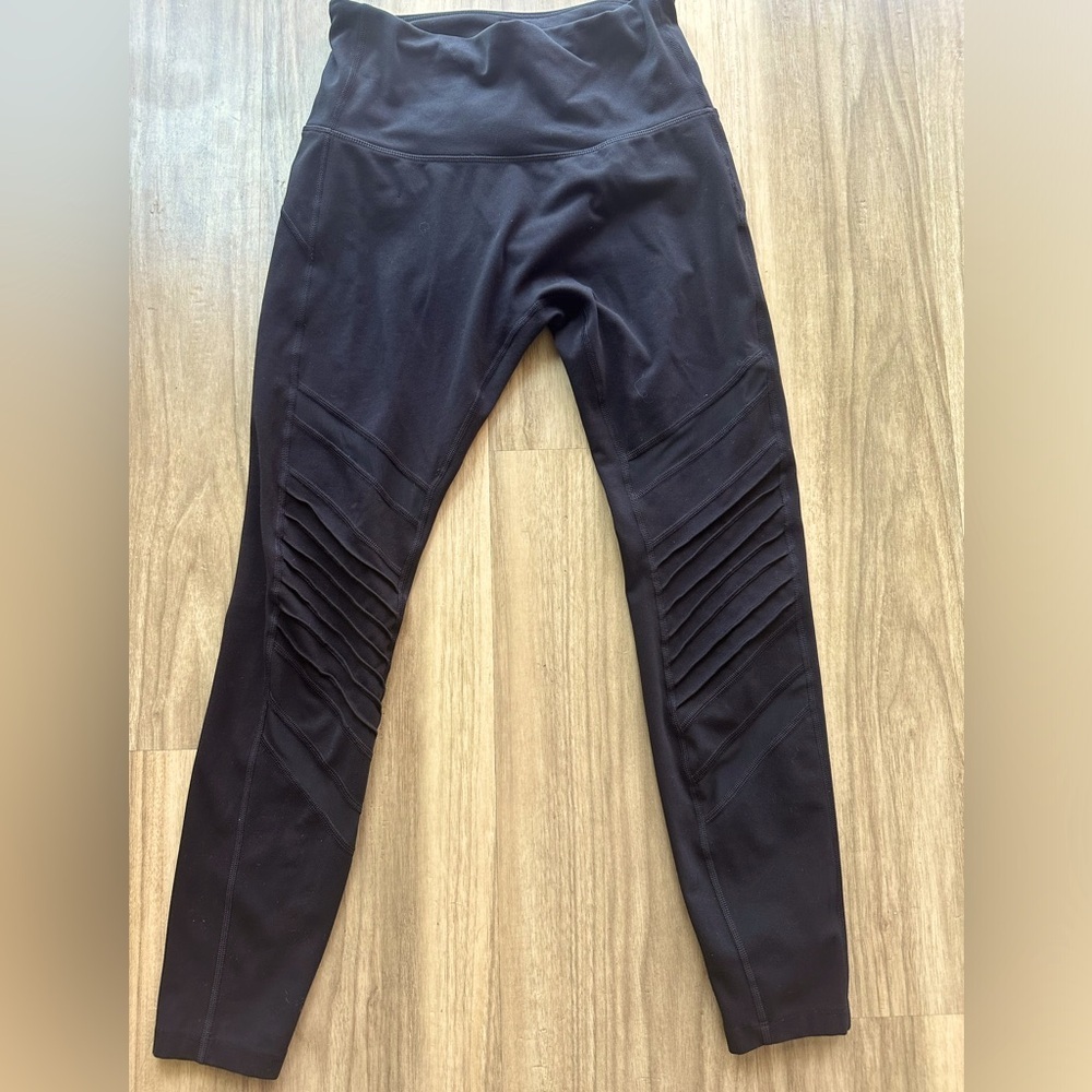 Lorna Jane Moto leggings size small black
