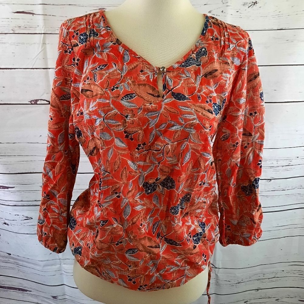 Lucky Brand Flowy Boho Blouse