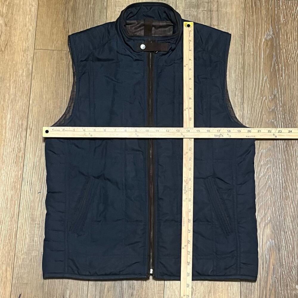 Jos A Bank 1905 Mens Quilted Vest S Blue Reg Fit Preppy Career Outdoors Golf - Picture 8 of 9