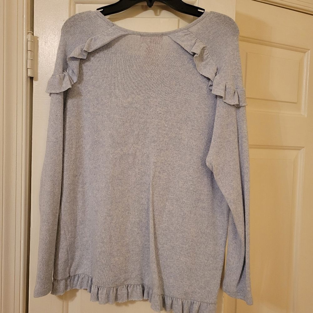 Girls ruffle sweater - Picture 2 of 3