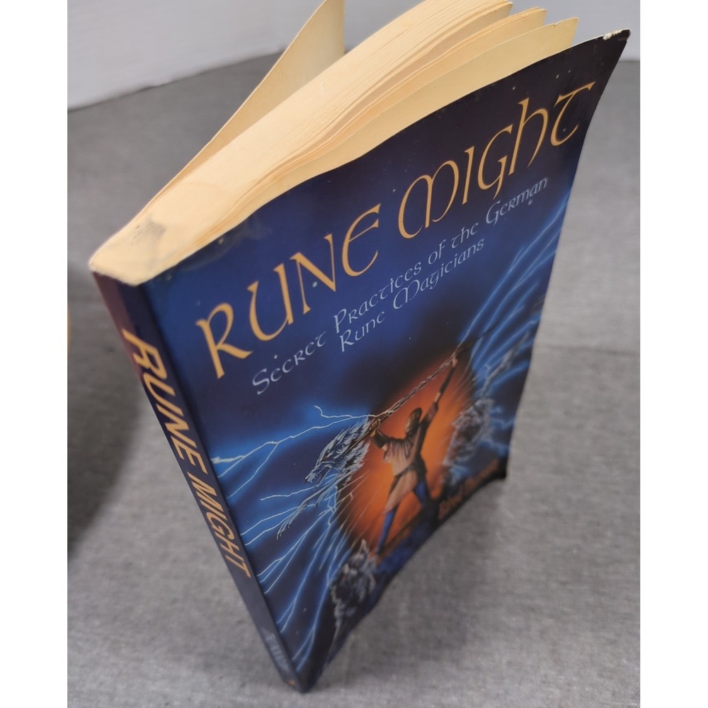 1994 Rune Might Edred Thorsson First Edition Secret Practices German Magicians