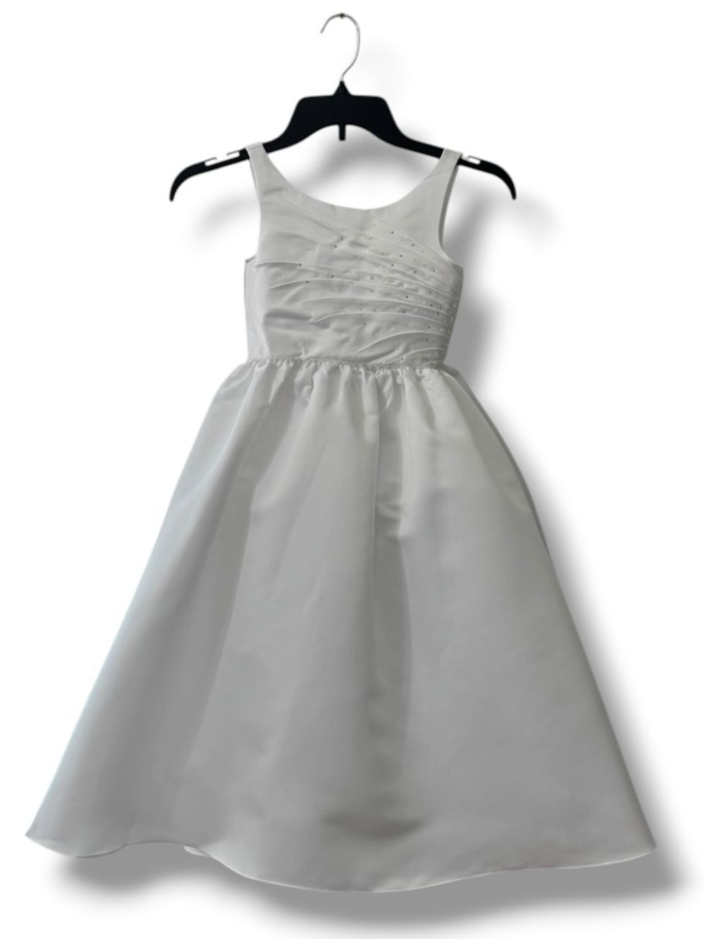Cherish White Flower Girl Dress Size 5 Formal Special Occasion Classic