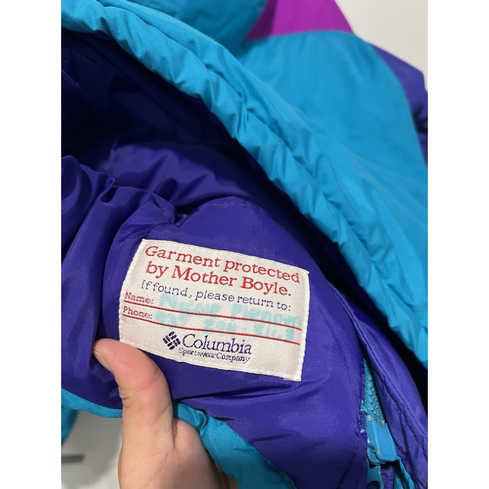 COLUMBIA Youth Insulated Hooded Parka Winter Jacket Coat - Vintage - Size 18/20 - Picture 6 of 6