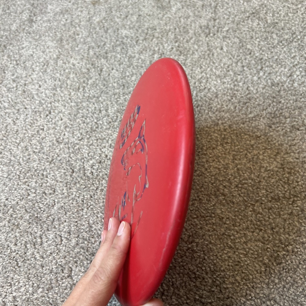Innova Shark Mid-Range Disc Golf Disc Red PDGA Approved 1402 Stable Thrower Used - Picture 4 of 9