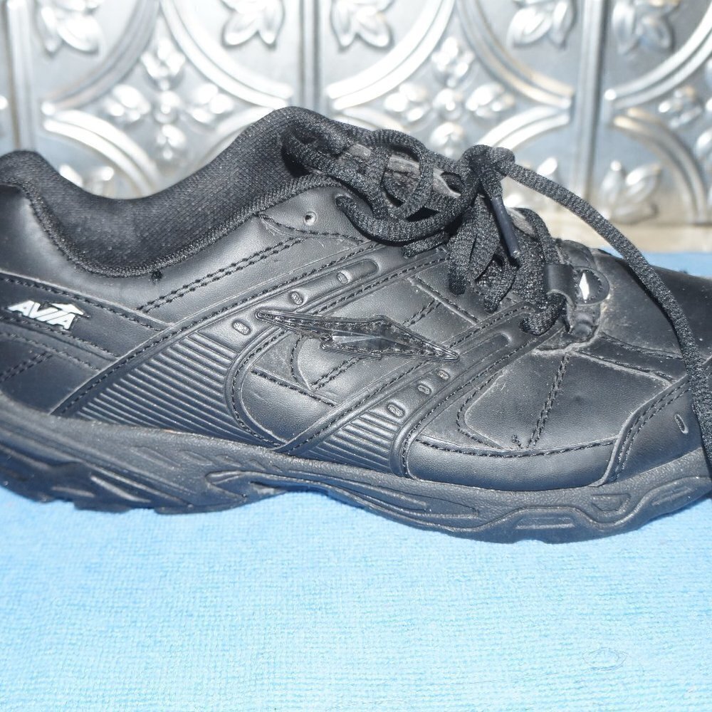AVIA Womens Black Lace Up Sneakers Size US 8 - Picture 5 of 9