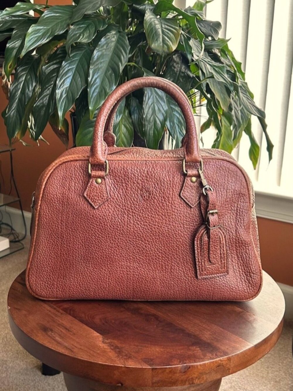 POLO RALPH LAUREN Boston Bag, Dark British Tan