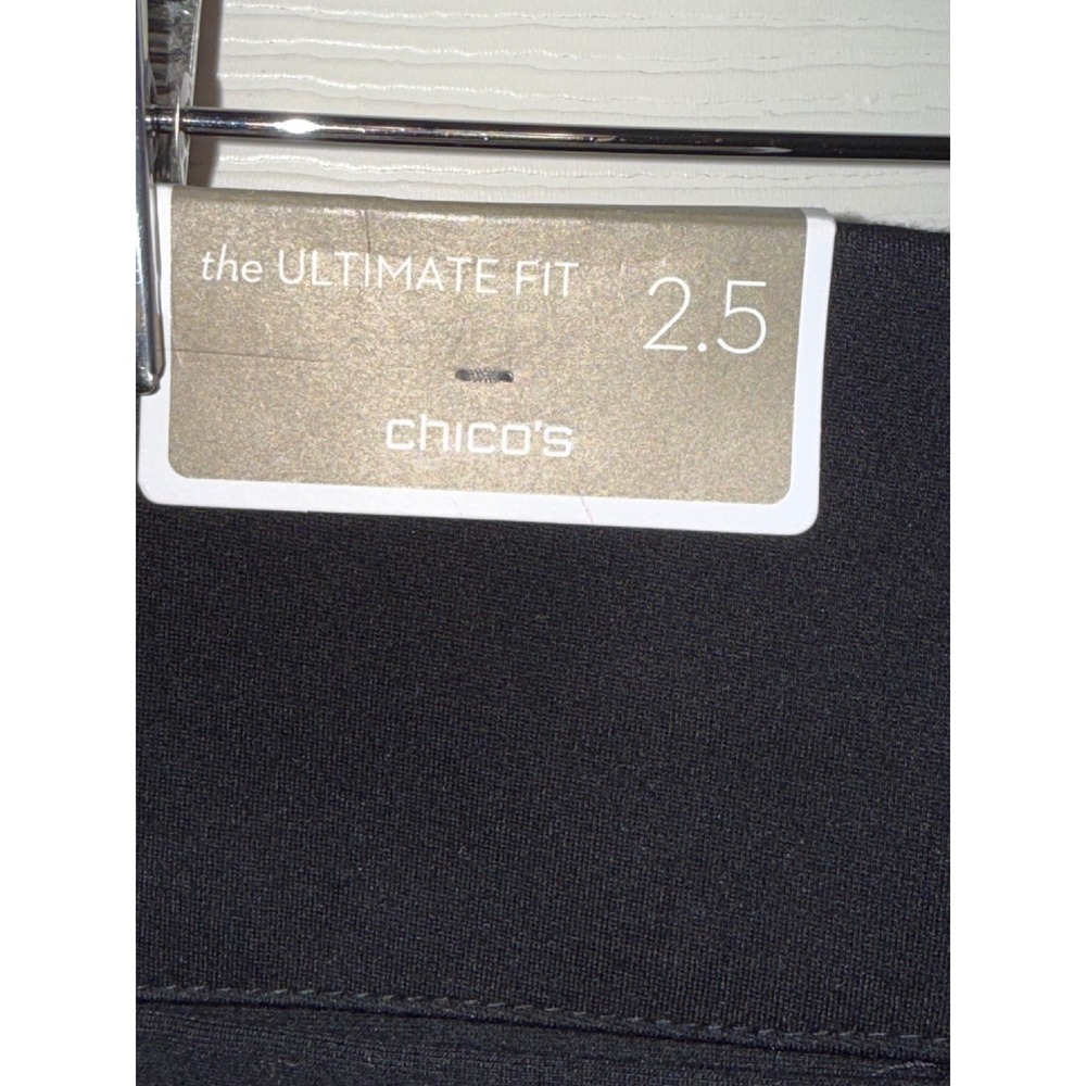 Chico's The Refined Lindy Side Zip Pants Size 2.5 Short - Picture 7 of 12