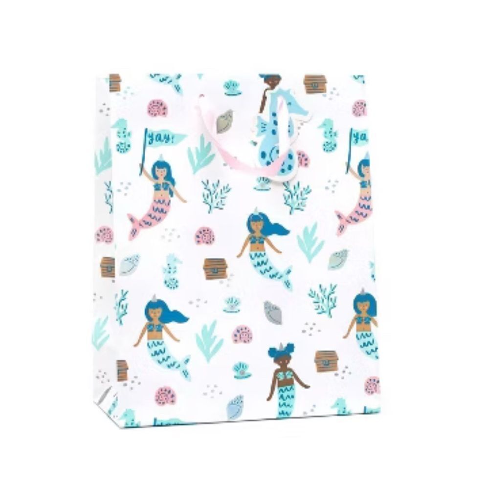 Mermaid Gift Bag with Tag from Spritz NWT