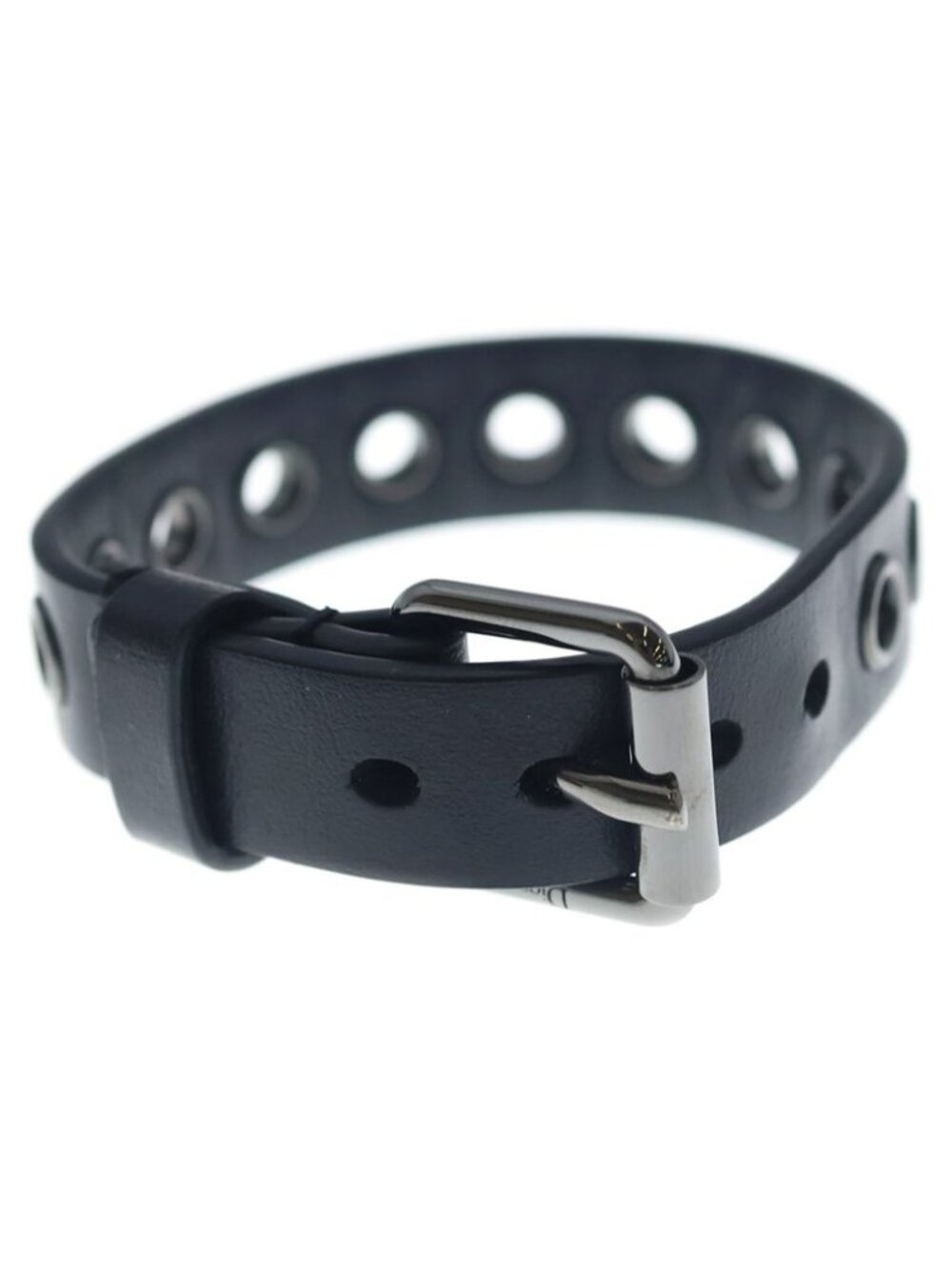 Dior Leather Bangle Bracelet Black - Picture 2 of 6