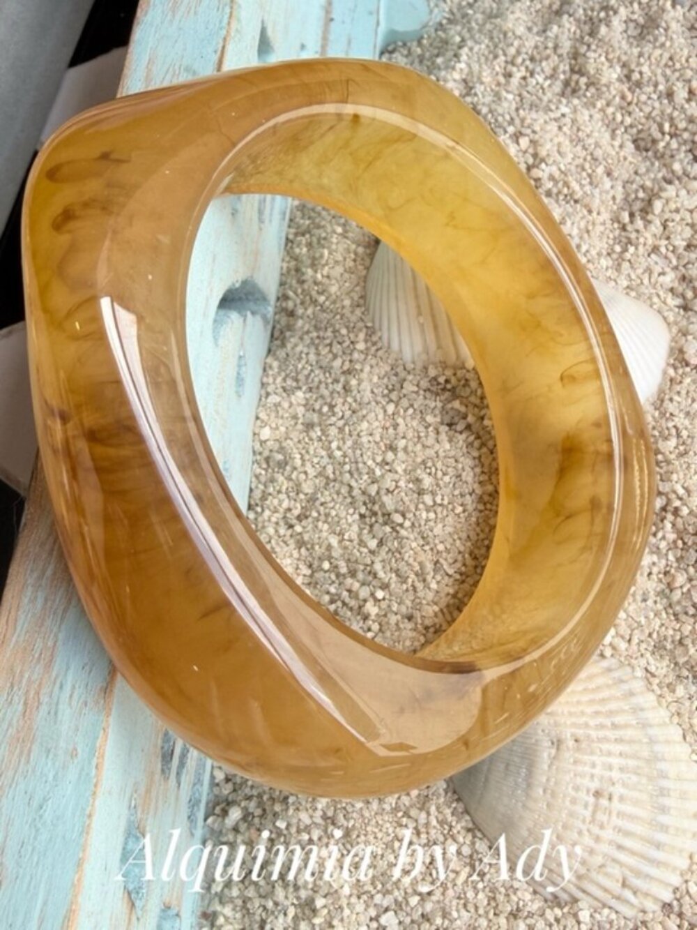 🐝 HONEY  Resin Bangle Bracelet