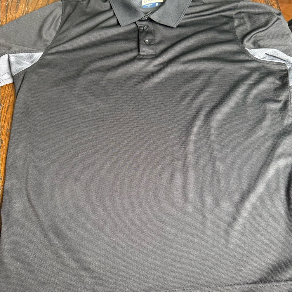Magellan Outdoors Black and Gray Polo‎ Shirt XL