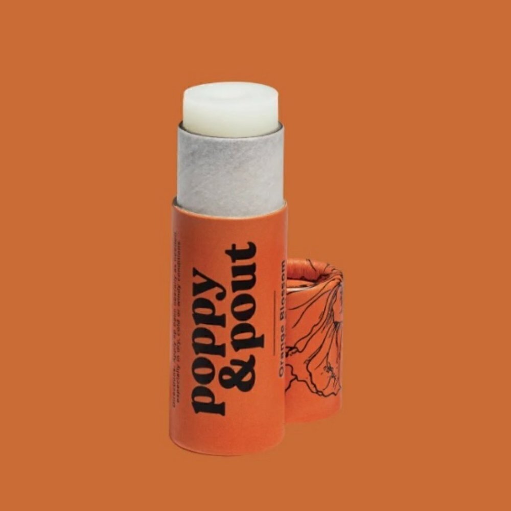 ORANGE BLOSSOM POPPY & POUT LIP BALM