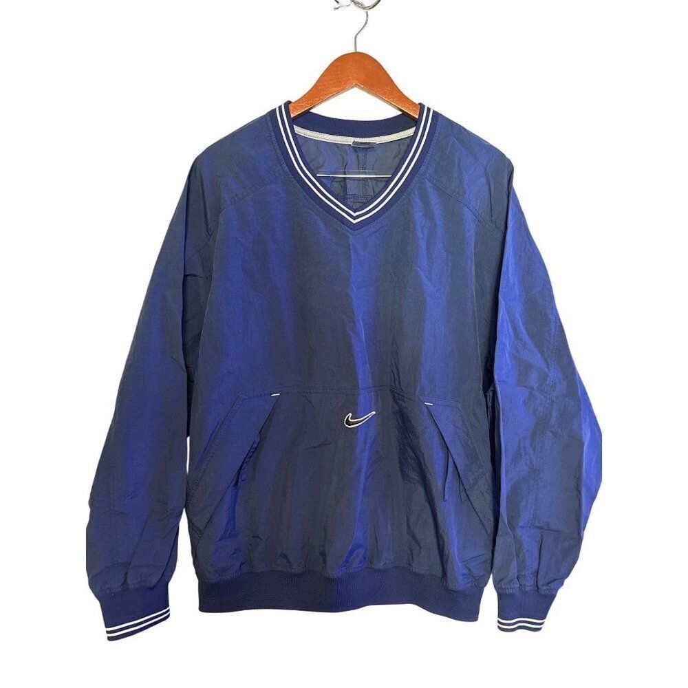 Nike White Tag Vintage 90’s White Tag Middle‎ Check Windbreaker Sz L