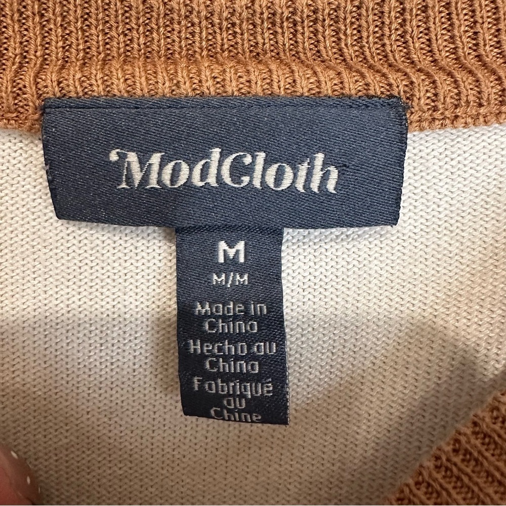 Modcloth Western Horse Themed Crewneck Sweater - Picture 5 of 8