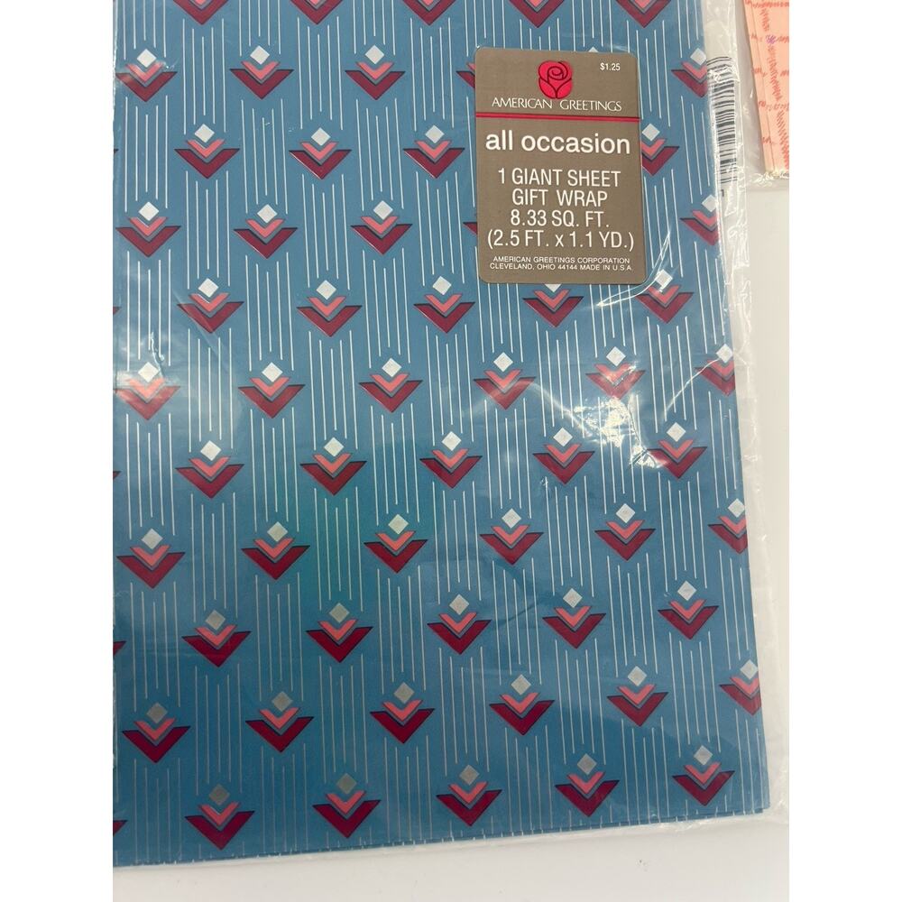 Vintage American Greetings Wrapping Paper Sheets (13) All Occasion Gift New - Picture 2 of 10