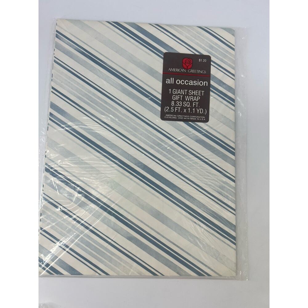 Vintage American Greetings Wrapping Paper Sheets (13) All Occasion Gift New - Picture 7 of 10