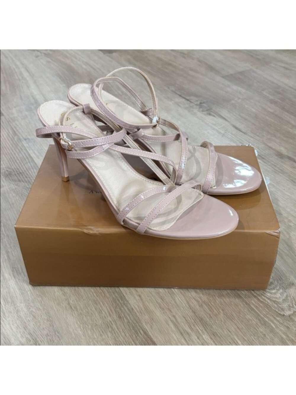 NEW Women’s Perphy Ankle Strap Stiletto Heels - Picture 5 of 6