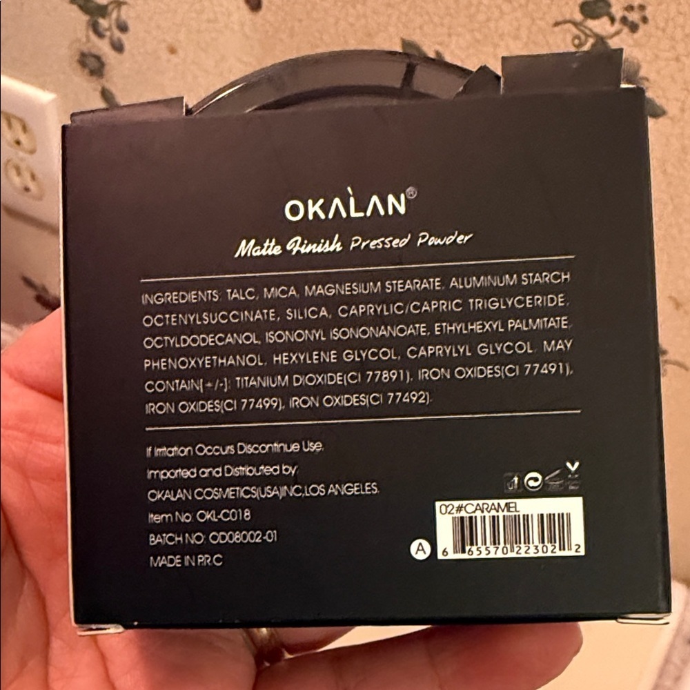 OKALAN Matte Finish Pressed Powder - Tan - Picture 2 of 2