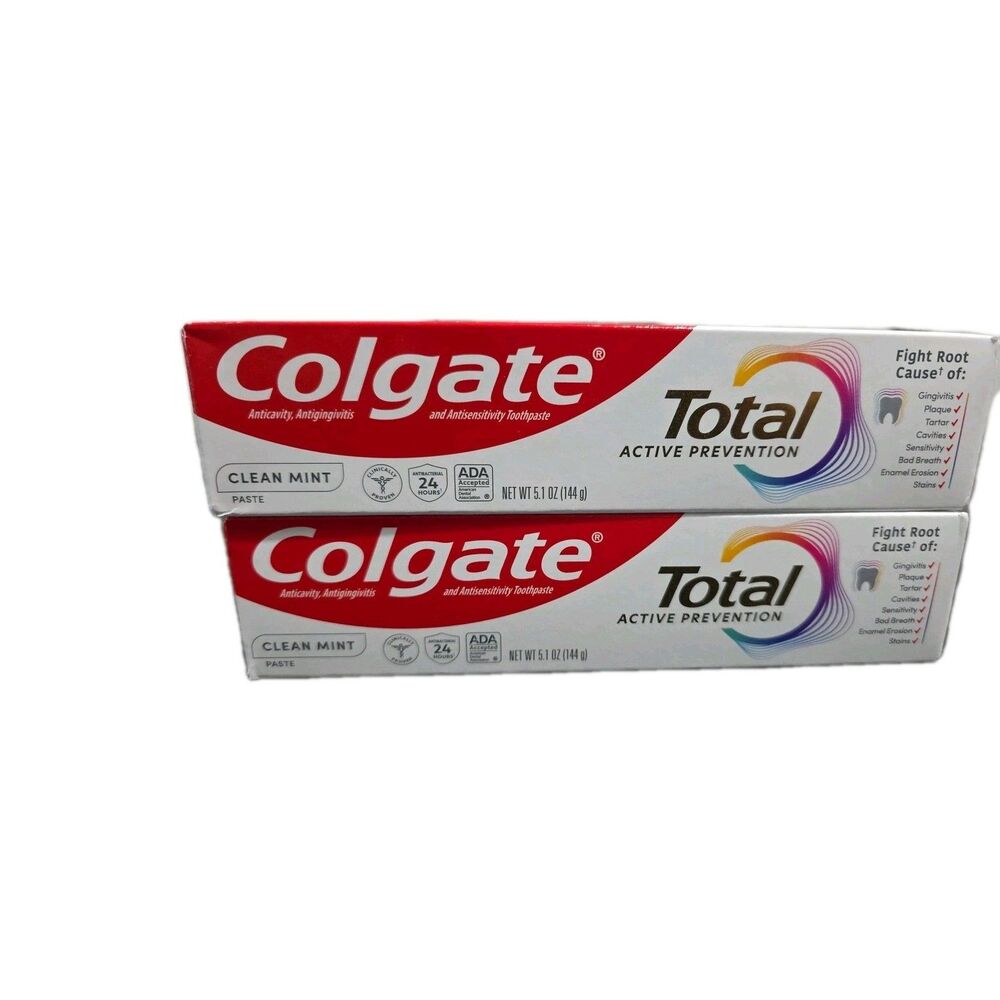 Pack Of 6 Colgate Total Active Protection Toothpaste, 3.3oz /5.1oz - Picture 7 of 8