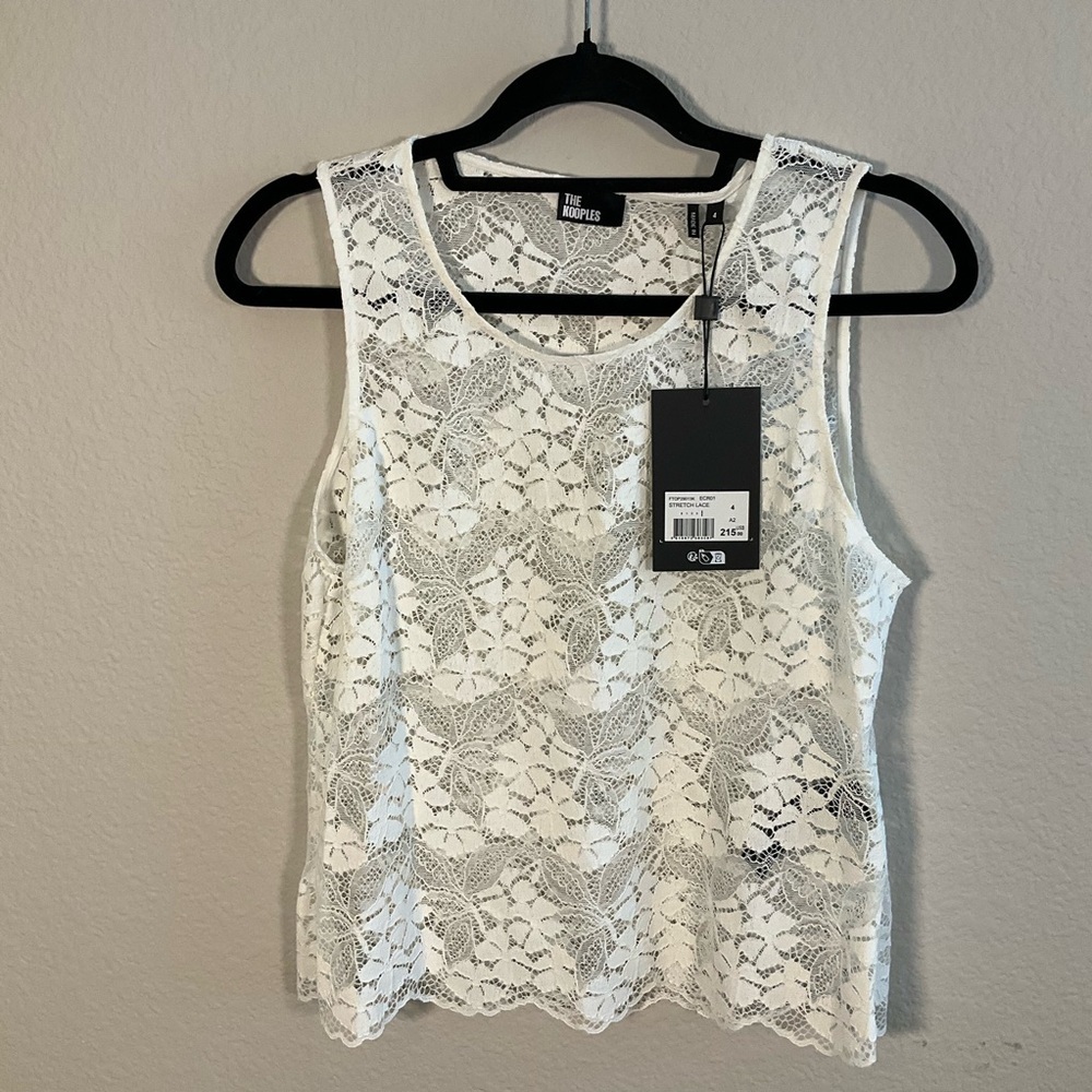 The Kooples White Tank Top