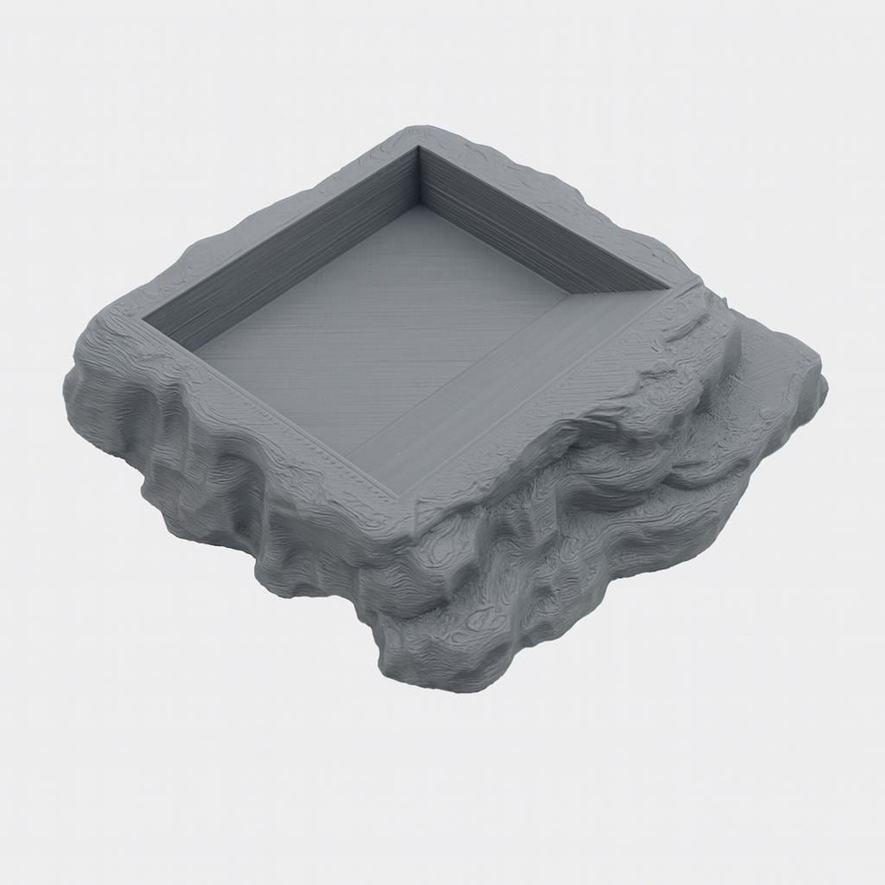 Stone Layered Reptile Water Dish • Terrarium Tank Bowl for‎ Geckos & Lizards