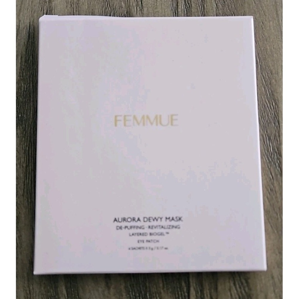 Femmue Aurora Dewy Mask De Puffing Eye Patch 4 Pk Revitalization