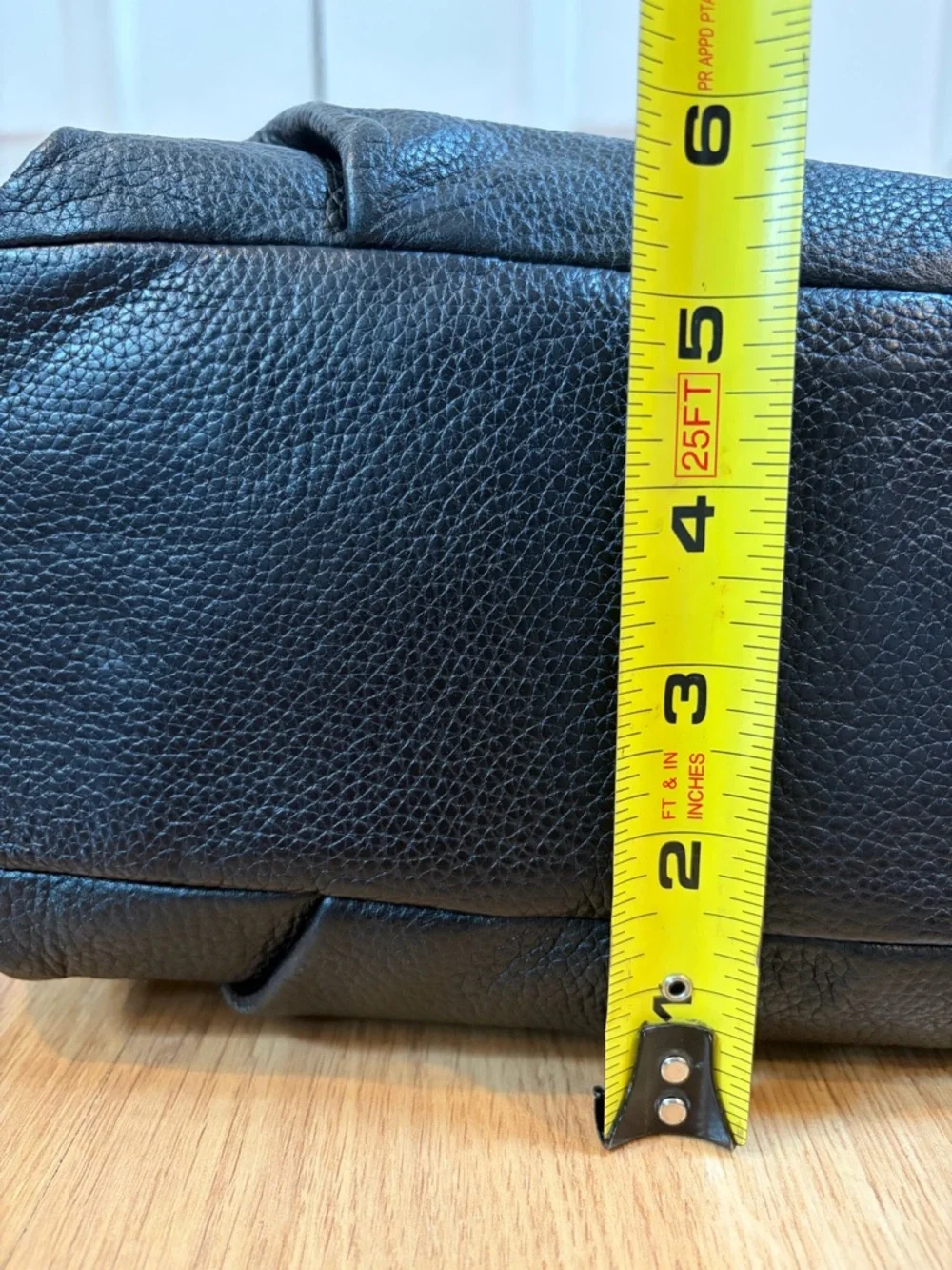 Coach Black Pebbled Leather Brooke Convertible Duffle Bag - Picture 5 of 16