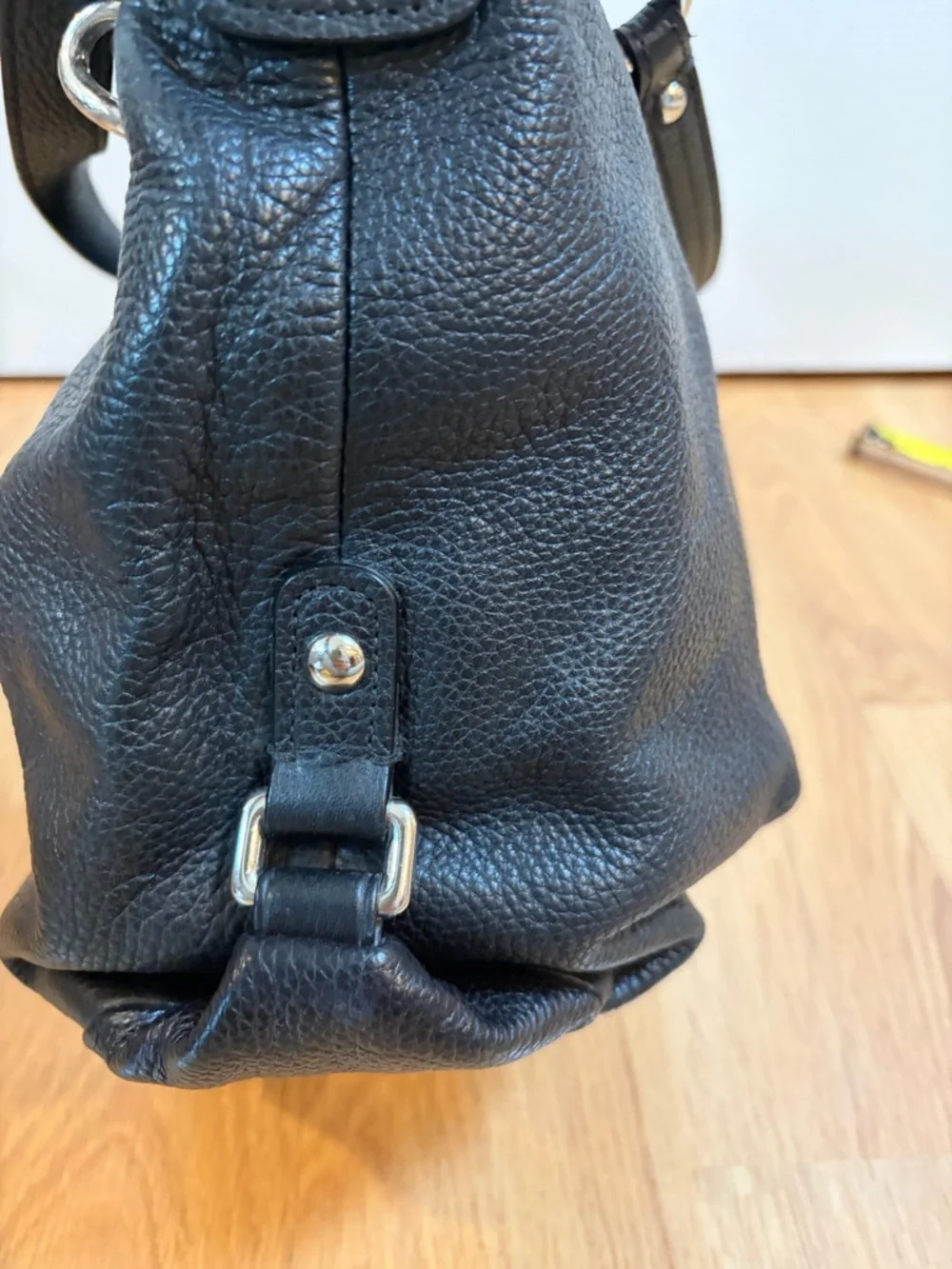 Coach Black Pebbled Leather Brooke Convertible Duffle Bag - Picture 8 of 16