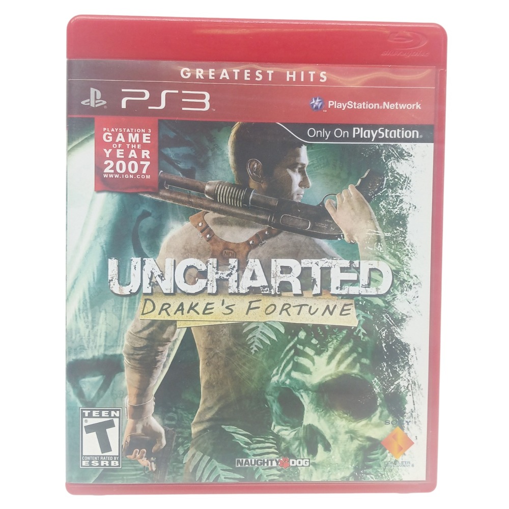 Uncharted:‎ Drake's Fortune PS3 - Greatest Hits 2009 - Complete Game, Good Cond.