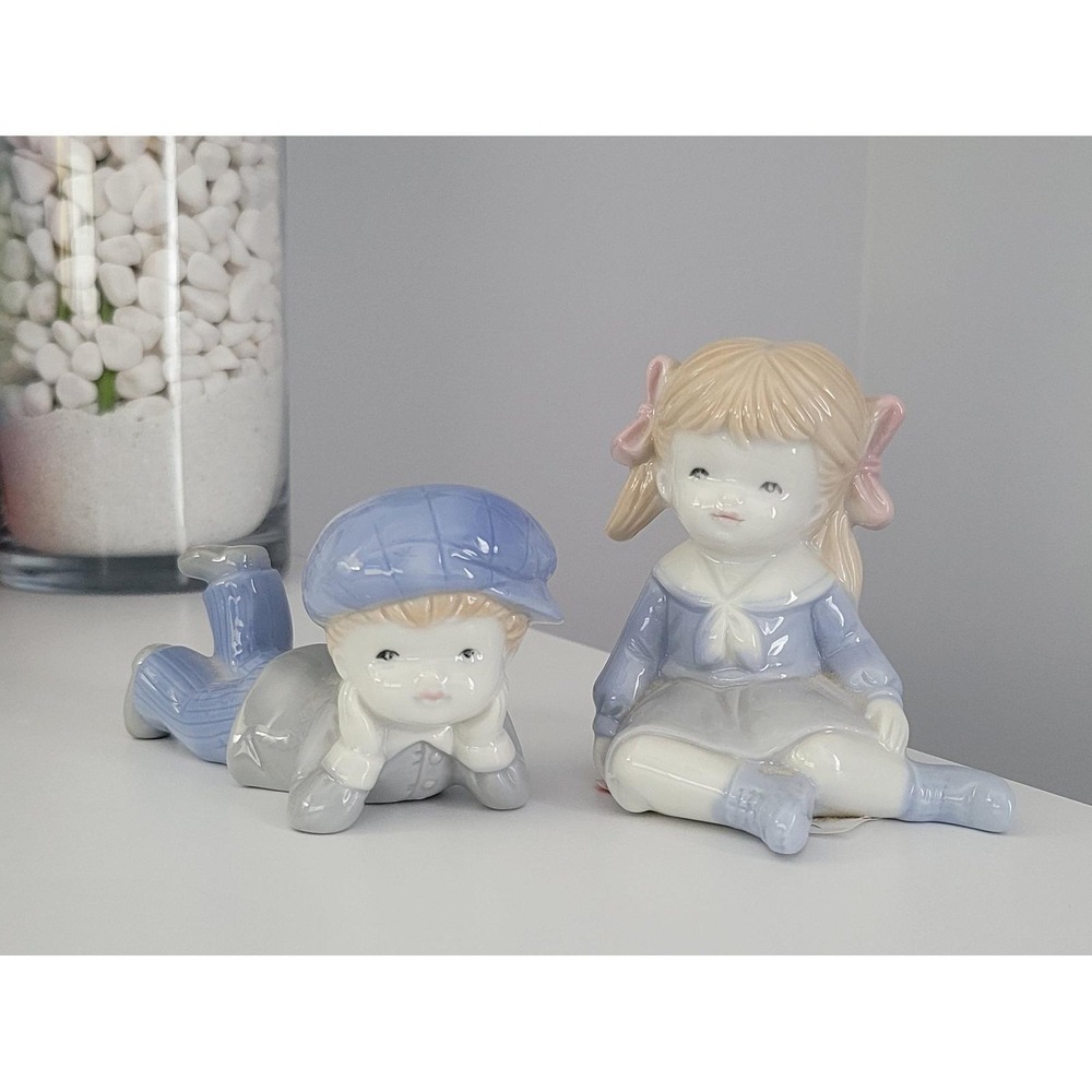 Girl and Boy Figurines - Knick Knacks‎