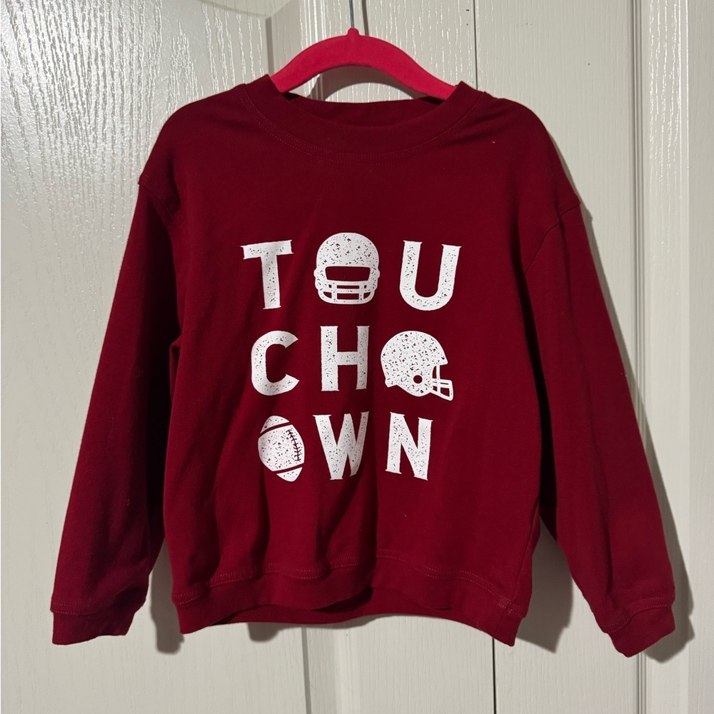 Sweethoney girls gameday‎ Touchdown Sweatshirt - maroon