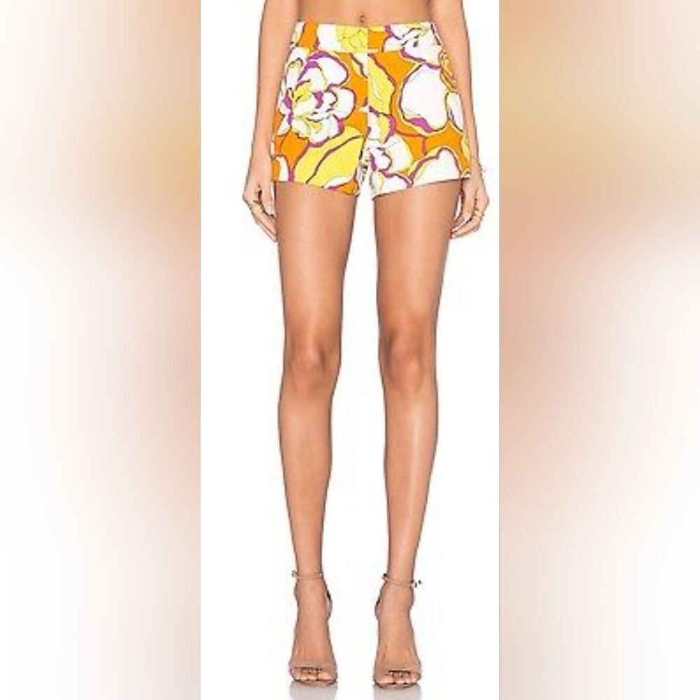 TRINA TURK‎ Corbin 2 Shorts In Kumquat - Size 6