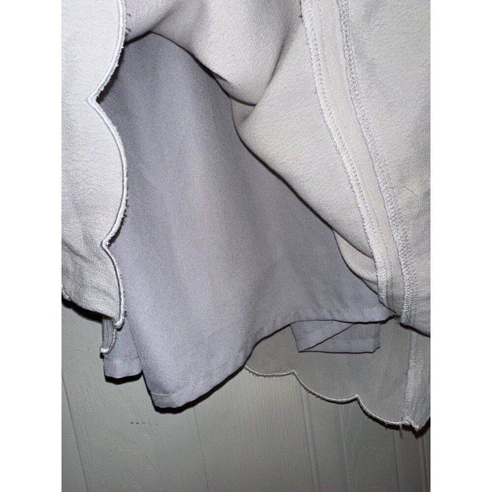 NWT Elliatt Halter Scallop‎ Midi Gray Elation Dress Size Large - Picture 15 of 16