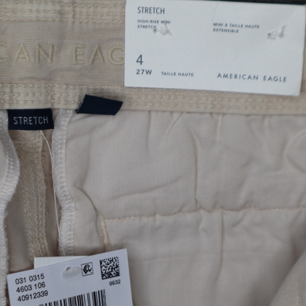 NWT American Eagle Tan High Rise Stretch Skirt with Pockets - Picture 5 of 5