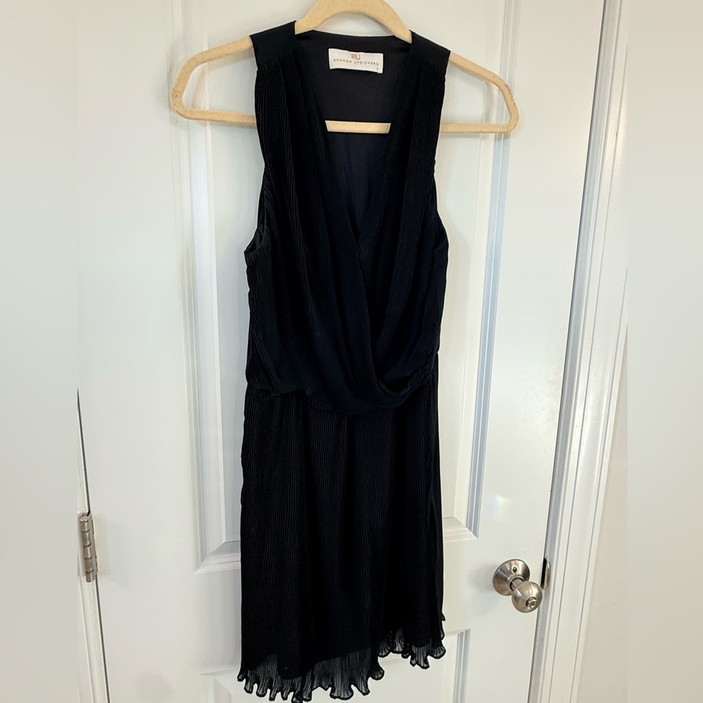Amanda Uprichard Black Midi Dress - Picture 2 of 5