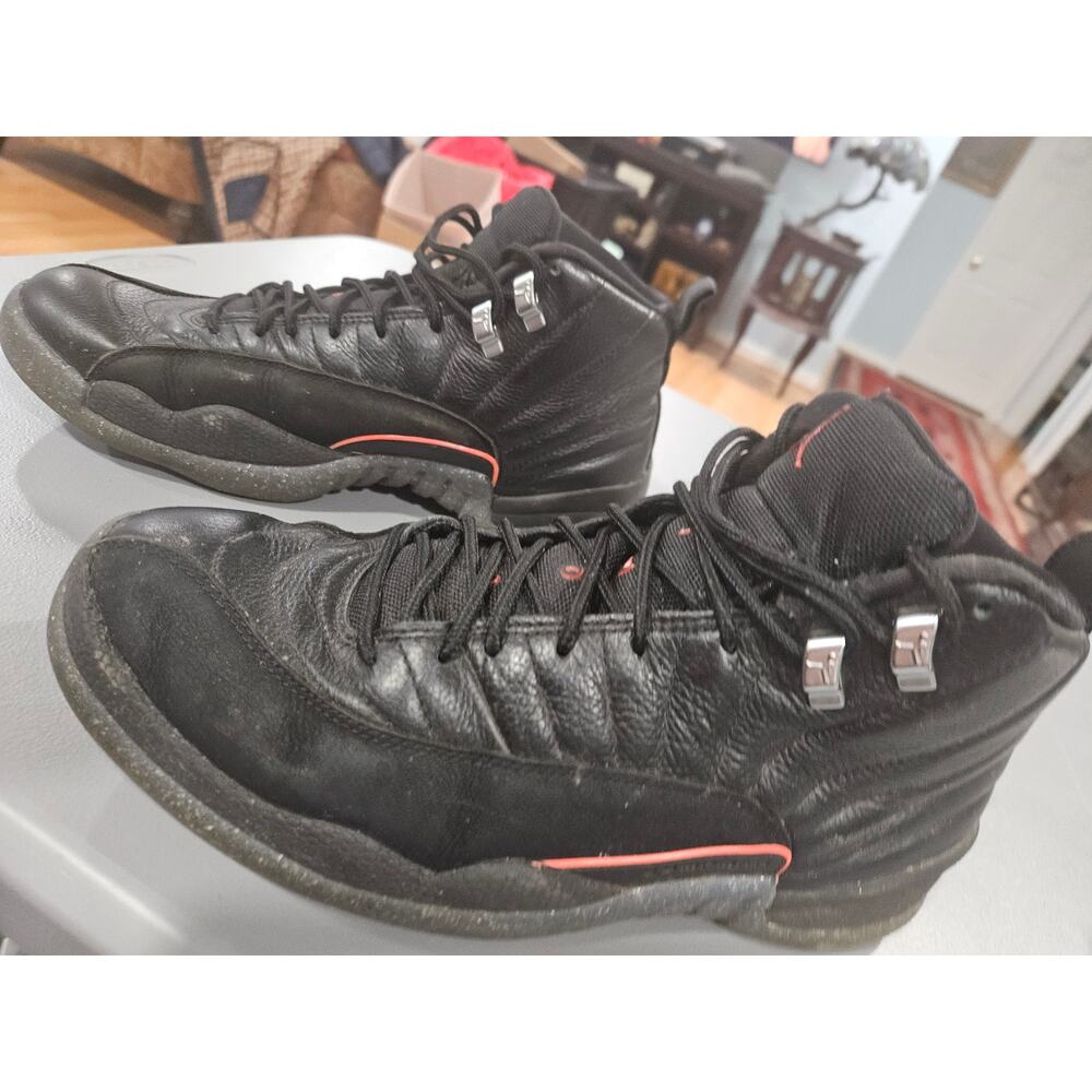 Air Jordan 12 Utility Black Infrared 2021 DC1062-006 Mens Size 9 - Picture 3 of 7